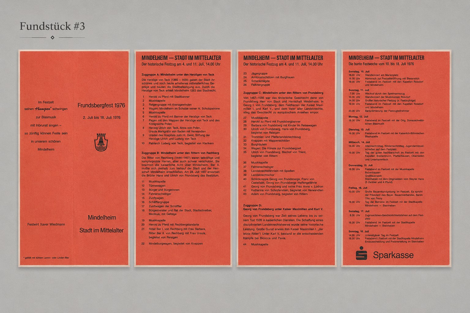 „Fundstück #3“ - Frundsbergfest 1976